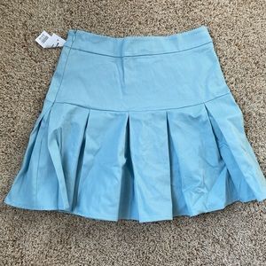 cute blue pleated skirt from Tillys